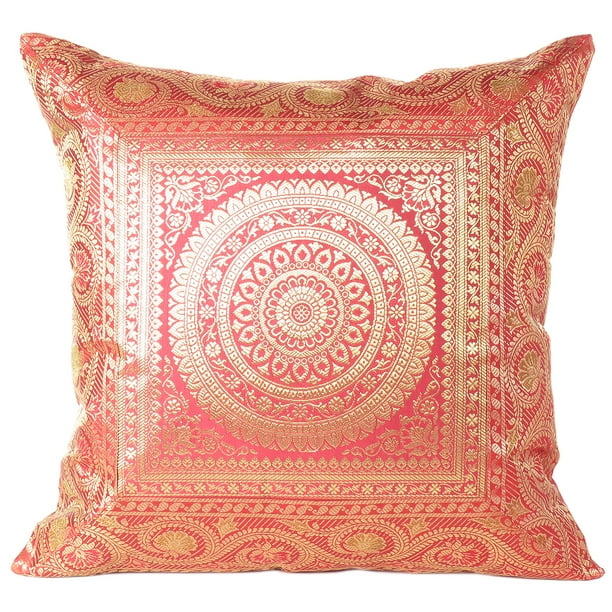 Colorful Printed Kantha Throw Couch Sofa Pillow Cushion Cover Case Boho Chic Ind Colorful Printed Kantha Throw Couch Sofa Pillow Cushion Cover Case Boho Chic Ind